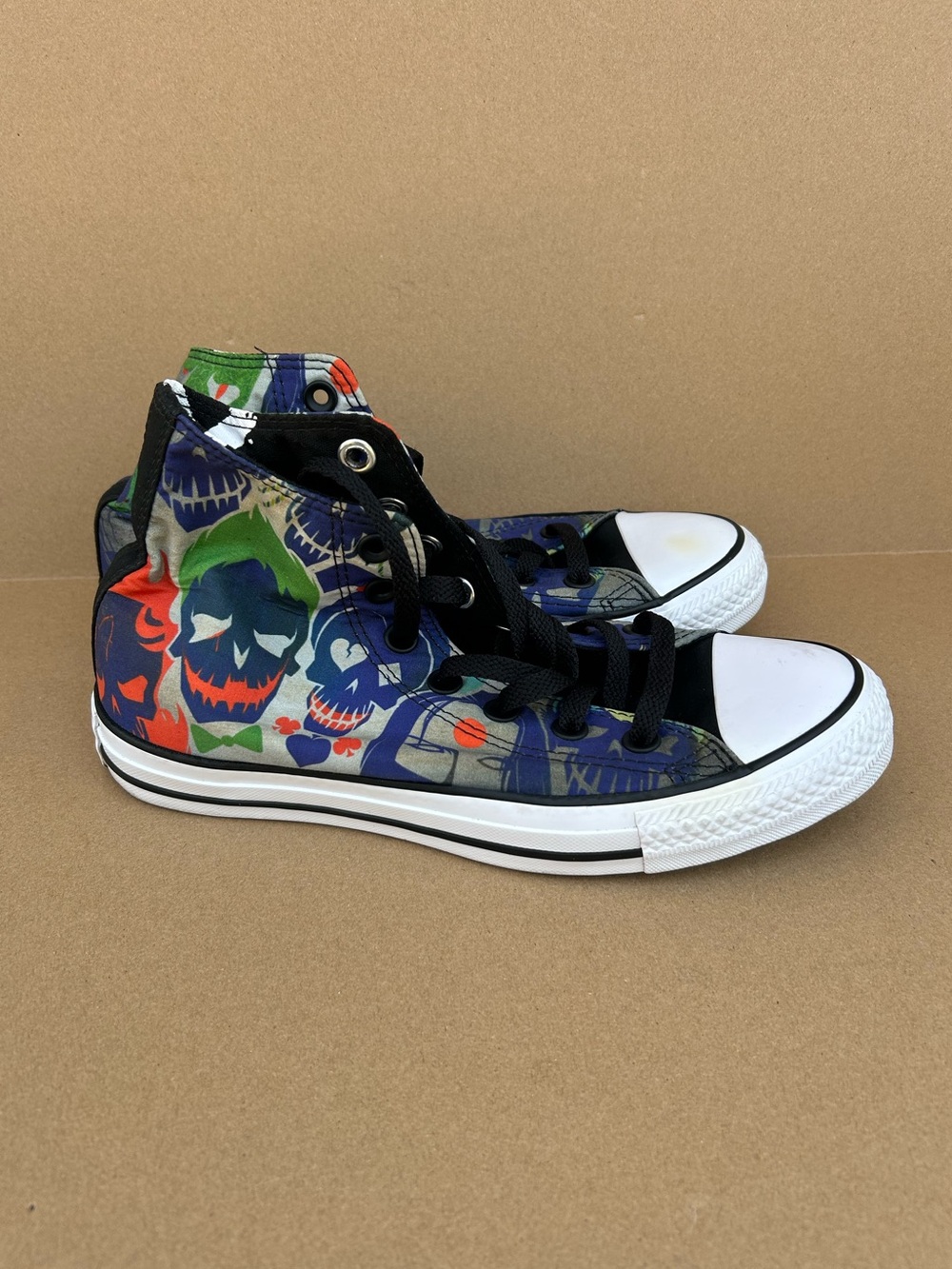 Converse All Stars Suicide Squad DC Comics High Top Sneakers Men's 5 Women's 7